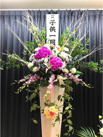 実績４式場を彩る花