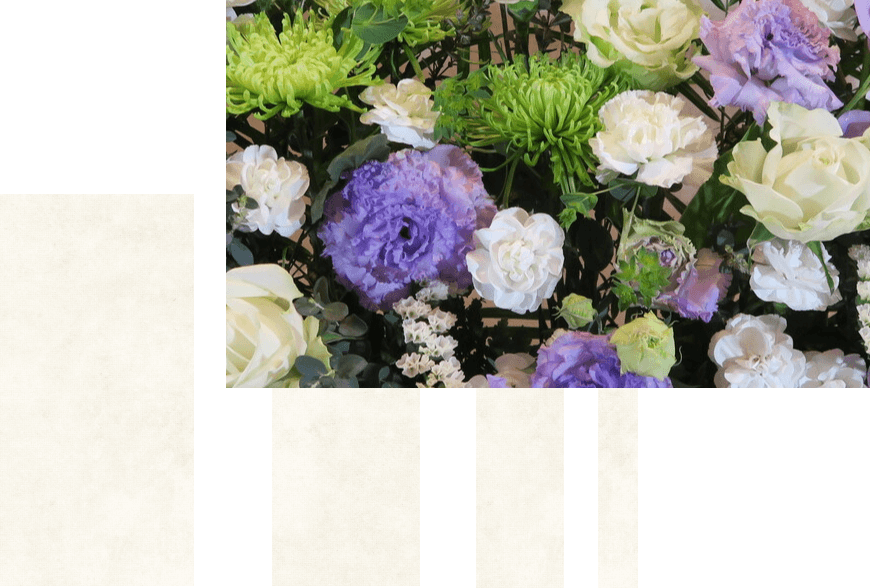 生花の写真